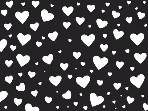 Valentines Day background in minimalistic. Illustrazione stock