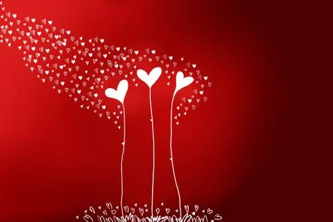 Valentine's day background Stock Photos