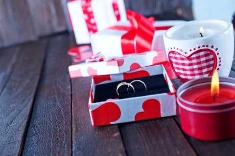 Valentines day background Stock Photos