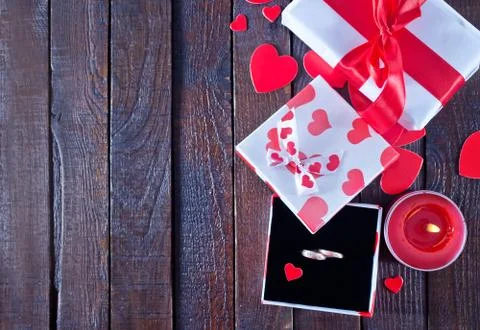 Valentines day background Stockfoto's