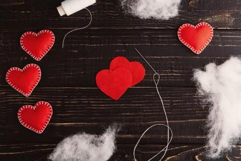 Valentine's day background Stock Photos