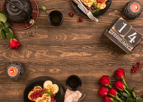 Valentine's day background. Stock Photos