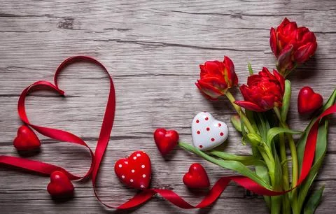 Valentines Day background Stock Photos