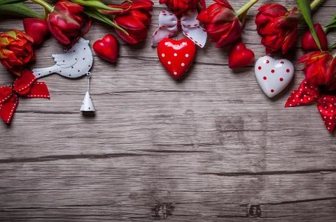 Valentines Day background Stock Photos