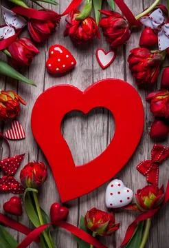 Valentines Day background Stock Photos