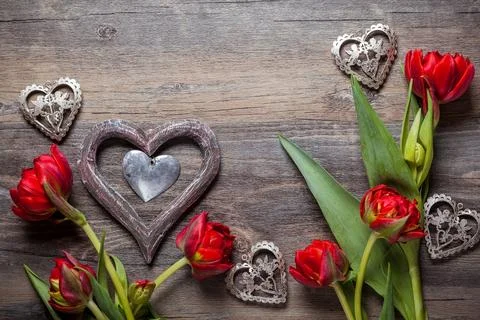 Valentines Day background Stock Photos