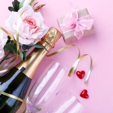 Valentine's day background Stock Photos