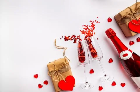 Valentines day background Stock Photos