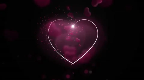 Valentines day background pink Stock Footage 45808993