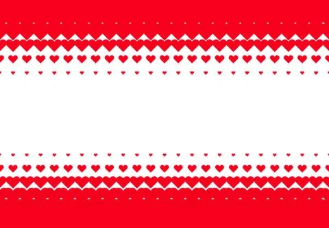 Valentine's Day background with simple heart shaped filter Illustration