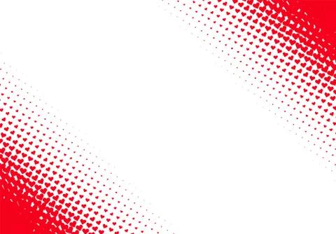 Valentine's Day background with simple heart shaped filter Illustration