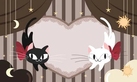 Valentine's Day background template Illustrazione stock