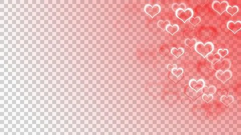 Valentine's day background transparent gradient Stock Photos