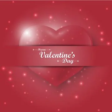 Valentine's day background vector design Stock Illustration