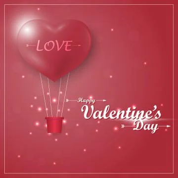 Valentine's day background vector design Stock Illustration