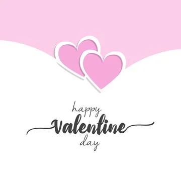 Valentine's day background vector illustration. Stock Illustration