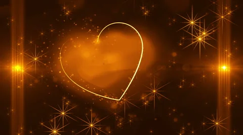 Valentines day background yellow Stock Footage 45924611