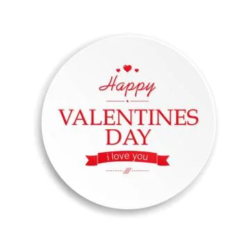 Valentines day banner Stock Illustration