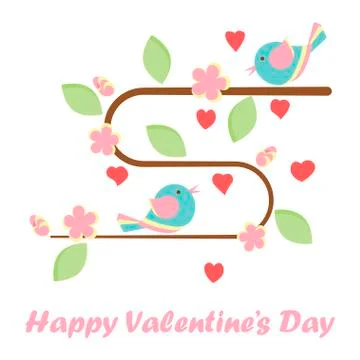 Valentines day banner Stock Illustration