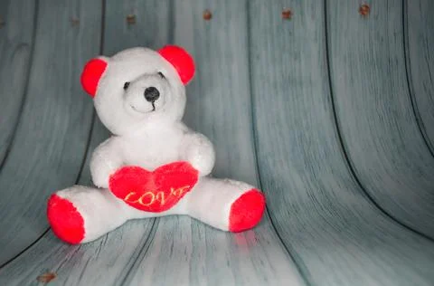 Valentine's day bear Stock Photos