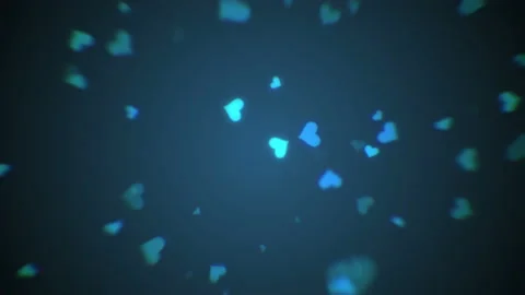 Valentine's day blue loopable abstract background. Stock Footage 112368806