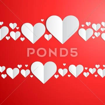 Paper hearts Stock Photos, Royalty Free Paper hearts Images