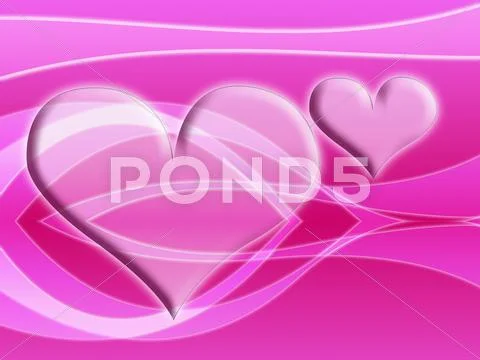 Valentine's day card Stock Illustration