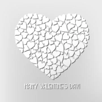 Valentine's day card Stock Illustration