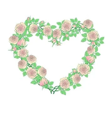 Valentine's day card Stock Illustration