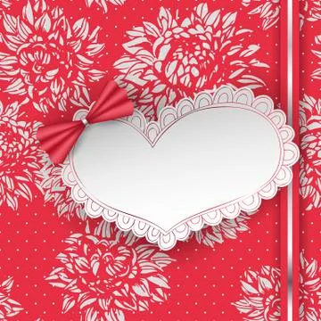 Valentine's day card Stock Illustration