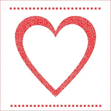 Valentine's day card Stock Illustration