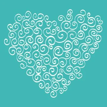 Valentine's day card Stock Illustration
