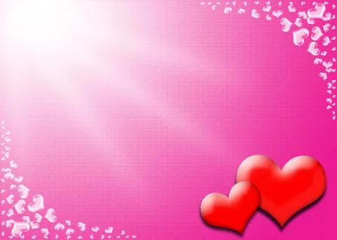 Valentine's day card Stock Illustration