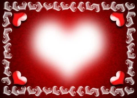 Valentine's day card Stock Illustration