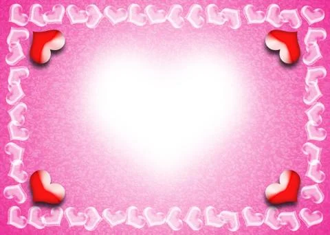 Valentine's day card Stock Illustration