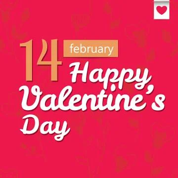 Valentine's day card Stock Illustration