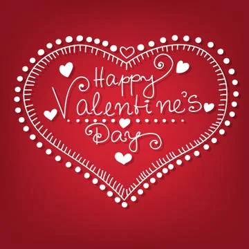 Valentine's day card Stock Illustration