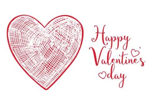 Valentine's day card Stock Illustration