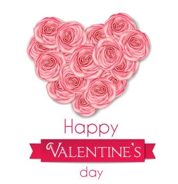 Valentine's day card Stock Illustration