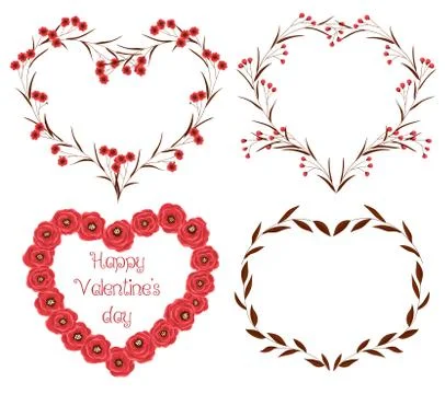 Valentine's day card Stock Illustration