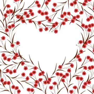 Valentine's day card Stock Illustration