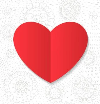 Valentine's day card Stock Illustration