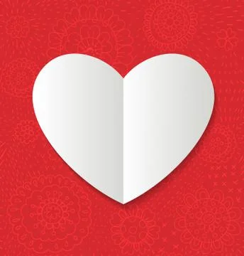 Valentine's day card Stock Illustration