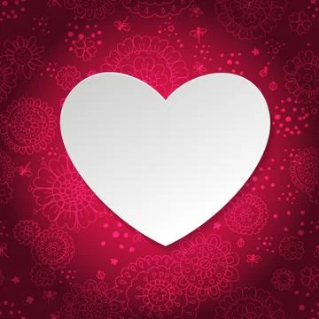 Valentine's day card Stock Illustration