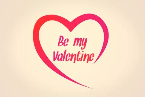 Valentines Day Card Stock Illustration