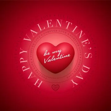 Valentines Day Card Stock Illustration