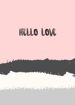 Valentine's Day Card Illustrazione stock