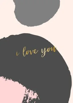Valentine's Day Card Stock Illustration
