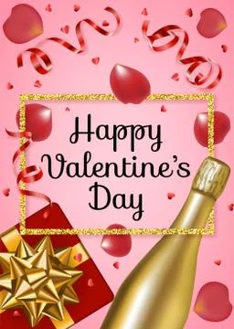 Valentines day card Stock Illustration