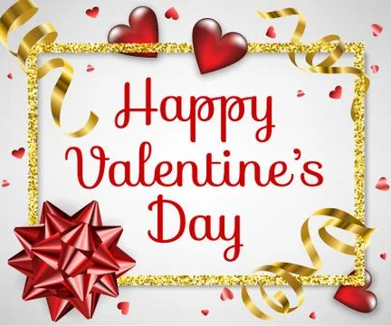 Valentines day card Illustrazione stock